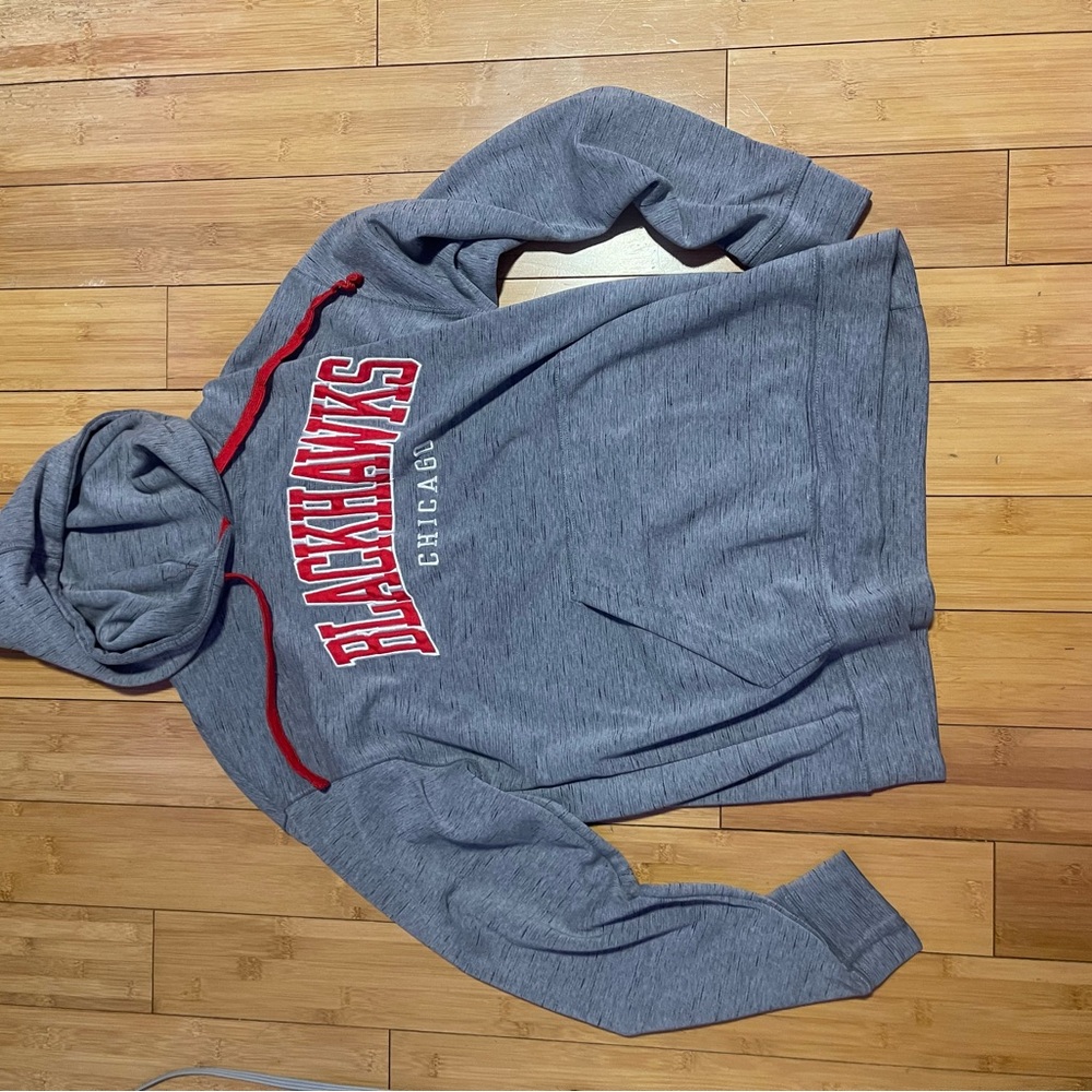 Gray Blackhawks Chicago Men's Sweater